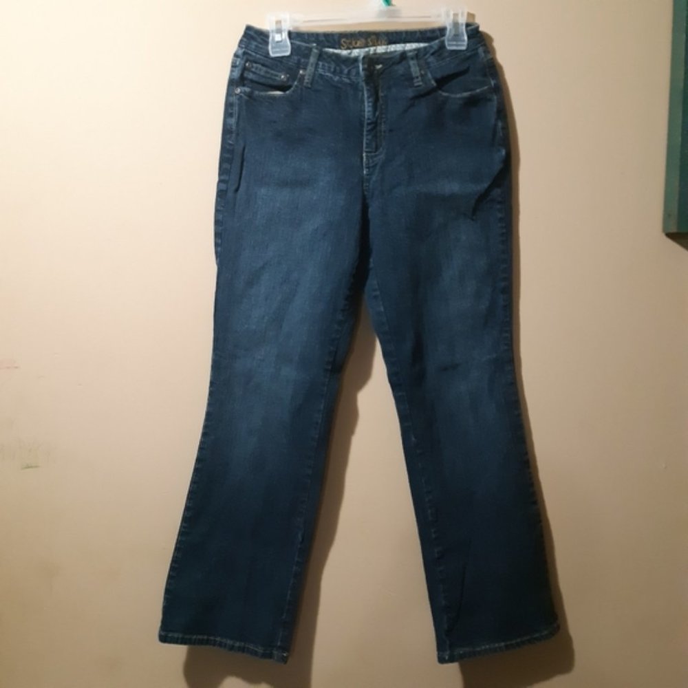 St Johns Bay Womens Size 10P Boot Cut Jeans